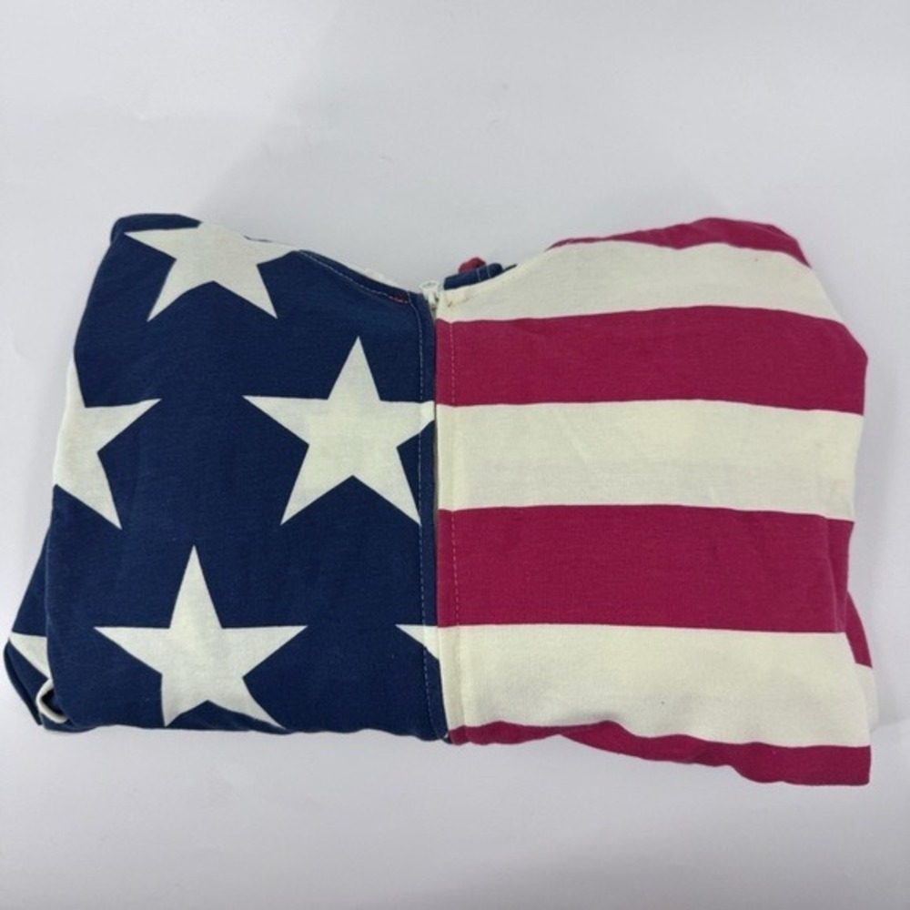 Under Disguise Red and Blue Cozy Patriotic Onesie - Picture 5 of 7